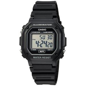 腕時計 カシオ メンズ F-108WH-1ACF Casio Men's F108WH Illuminator Collection Black Resin Strap Digital｜maniacs-shop