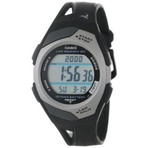 腕時計 カシオ メンズ STR300C-1V Casio Unisex STR300C-1V Black Sports Watch｜maniacs-shop