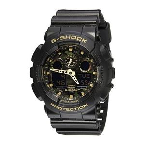 腕時計 カシオ メンズ GA-100CF-1A9CR Casio Men's GA-100CF-1A9CR G-Shock Camouflage Watch With Black Re｜maniacs-shop