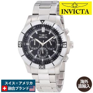 腕時計 インヴィクタ インビクタ 12839 Invicta Men's 12839 Specialty Chronograph Black Dial Watch｜maniacs-shop