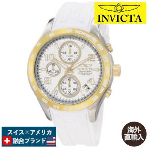 腕時計 インヴィクタ インビクタ 12096 Invicta Women's 12096 Specialty Chronograph White Rubber Wa｜maniacs-shop