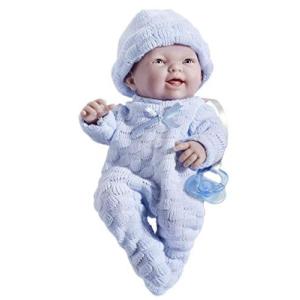 小さなサイズ 新生児 リアルな男の子の赤ちゃん 青い服 JCトイズ｜maniacs-shop