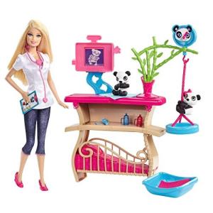 バービー バービー人形 バービーキャリア CGH89 Mattel Barbie Careers Panda Caretaker Playset｜maniacs-shop