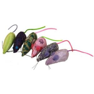 猫おもちゃ ネコ ねこ 36498 Cat Toy, Real Fur Mice Catnip, 1.25-In.｜maniacs-shop