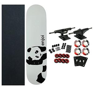 スタンダードスケートボード スケボー 海外モデル DECK ENJOI Skateboards WHITEY PANDA Compl｜maniacs-shop