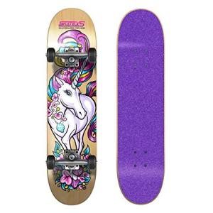 スタンダードスケートボード スケボー 海外モデル SXSABULBL SkateXS Beginner Unicorn Girls｜maniacs-shop