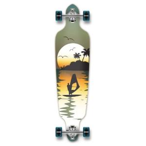 ロングスケートボード スケボー 海外モデル Dropthrou-Surfer New Graphics Drop Through Complet