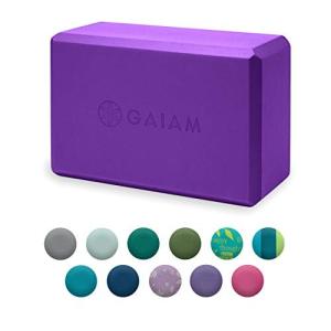 ヨガブロック フィットネス 05-59269 Gaiam Yoga Block - Supportive Latex-Free Eva Foam - Soft Non-Sl