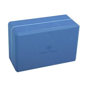 ヨガブロック フィットネス BL-FOAM-4-SKYBLUE Hugger Mugger 4" Foam Yoga Block - Blue - strong and s