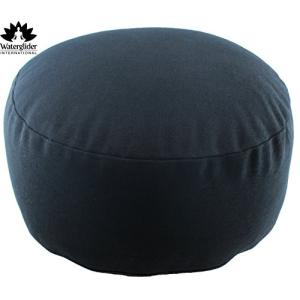 ヨガ フィットネス Waterglider International Zafu Organic Cotton Meditation Pillow: Rondo Style with Li