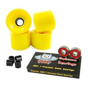 ベアリング スケボー スケートボード OSM65 Owlsome ABEC 7 Precision Bearings + 65mm Longboard Sk｜maniacs-shop