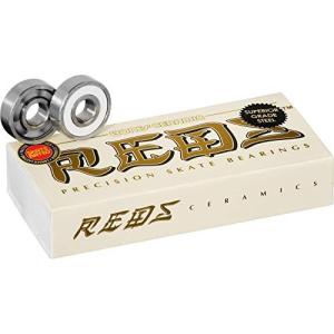 ベアリング スケボー スケートボード BRCCBC816 Bones Ceramic Reds Bearings 8mm 16 Pack