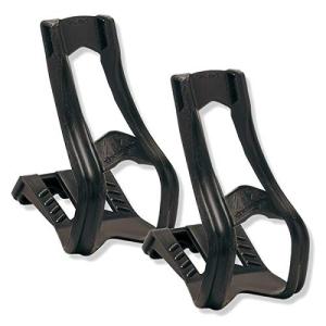 ペダル パーツ 自転車 ZLTC0431 ZEFAL 43 Christophe MTB Toe-Clips - Large/X-Large, Black｜maniacs-shop