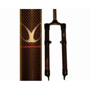 フォーク パーツ 自転車 CC-F0A65-700c eXotic Rigid Lightweight Carbon Fiber Fork 1 Inch Steerer 700c