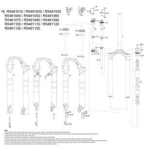 フォーク パーツ 自転車 R5481070 Rock Shox Coil Spring/Shaft Assembly Tora TK 2011 Medium 120 mm (Inc