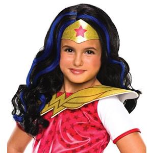 コスプレ衣装 コスチューム その他 32971 Rubie's Costume Girls DC Super Hero Wonder Woman Wig Bla