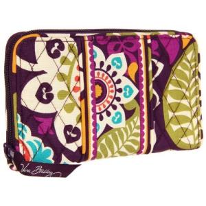 ヴェラブラッドリー ベラブラッドリー アメリカ 11887 Vera Bradley Accordion Wallet Plum Cra｜maniacs-shop