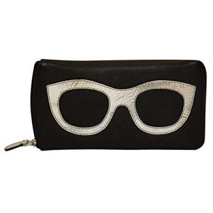 ILI アメリカ 日本未発売 43230-19396 ili New York - Leather Eyeglass Case -Zippered Enclosure Eyeglass