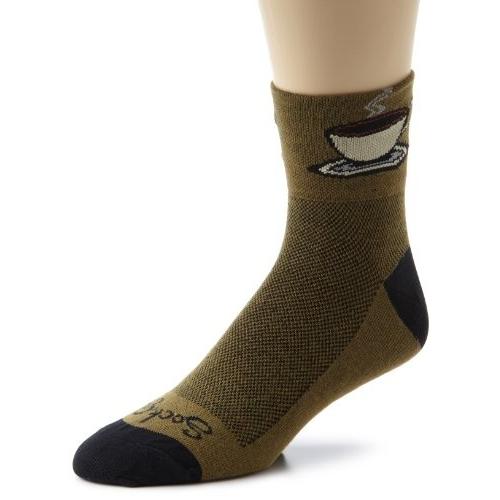 チェーン パーツ 自転車 Sgjav SockGuy Men's Java Socks, Green...