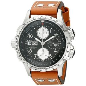 腕時計 ハミルトン メンズ H77616533 Hamilton Men's H77616533 Khaki ; Dial color - Black X Chronograp メンズウォッチの商品画像