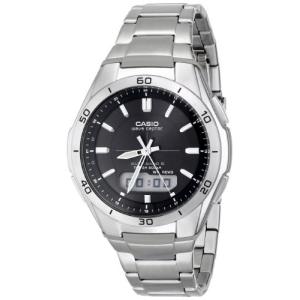 腕時計 カシオ メンズ WVA-M640D-1ACR Casio Men's WVA-M640D-1ACR Wave Ceptor Analog-Digital Display Qua｜maniacs-shop