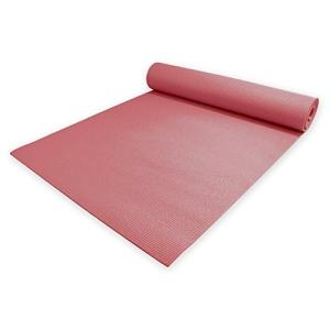 ヨガマット フィットネス Y041MATCDR44 YogaAccessories 1/4" Thick High-Density Deluxe Non-Slip Exerci