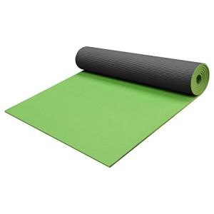 ヨガマット フィットネス Y041MATJGRPR YogaAccessories 1/4" Thick High-Density Deluxe Non-Slip Exerci