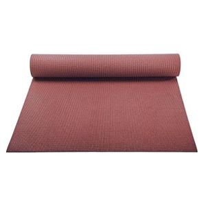 ヨガマット フィットネス Y041MATBUR18 YogaAccessories 1/8'' Lightweight Classic Yoga Mat and Exercis