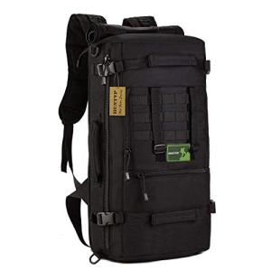 REEBOW GEAR ミリタリータクティカルバック 40L ブラック 33*50.5*28cm