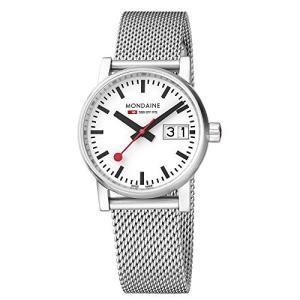 腕時計 モンディーン 北欧 MSE.30210.SM Mondaine Women's SBB Stainless Steel Swiss-Quartz Watch with