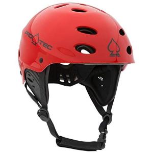 ウォーターヘルメット 安全 マリンスポーツ 200004905 Pro-Tec Ace Wake Helmet, Gloss Red, L