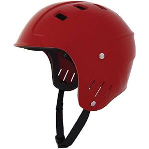 ウォーターヘルメット 安全 マリンスポーツ NRS NRS Chaos Helmet - Full Cut Red Medium
