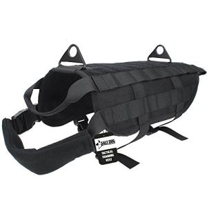 ドッグパック 海外正規品 並行輸入品 Salt Dog Tactical Training Vest (Small, Black)｜maniacs-shop