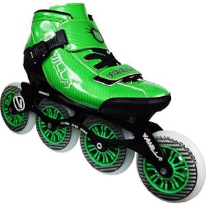 インラインスケート 海外正規品 並行輸入品 CarbonGn5 VNLA Carbon Speed Inline Skates Green 5｜maniacs-shop
