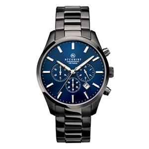 腕時計 腕時計 アキュリスト 7137 Accurist Gents Analogue Chronograph Watch with Blue Dial and Gun M