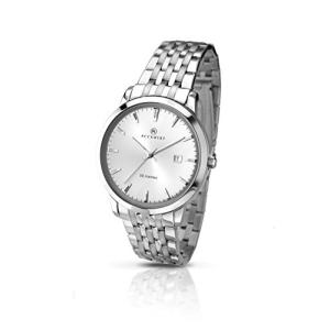腕時計 腕時計 アキュリスト 7017 Accurist Gents Analogue Watch With Silver Dial And Stainless Steel