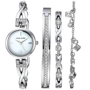 アンクライン Anne Klein クリスタルドレスウォッチ4点セット レディース腕時計 ケース22mm AK/3083SVS
