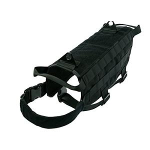 ドッグパック 海外正規品 並行輸入品 02568798 Pety Pet Dog Harness Tactical (Black, Large)