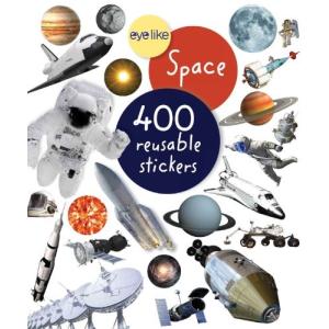 海外製絵本 知育 英語 9780761179658 Eyelike Stickers: Space