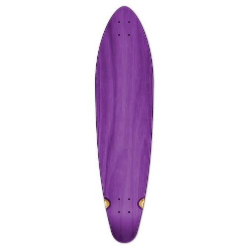 ロングスケートボード スケボー 海外モデル 030302-Blank-Puple New Longb...