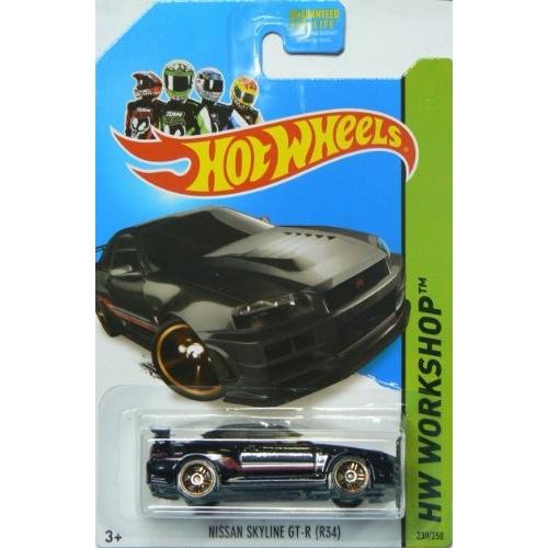 ホットウィール Hot Wheels ニッサン スカイライン GT-R (R34) HWワークショッ...