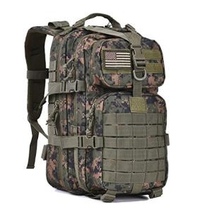 REEBOW GEAR ミリタリータクティカルバック 40L ブラック 33*50.5*28cm