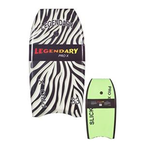 ボディボード マリンスポーツ EPEP GYN Trade Heat Sealed Legendary Pro X Bodyboard Hard Slick Print