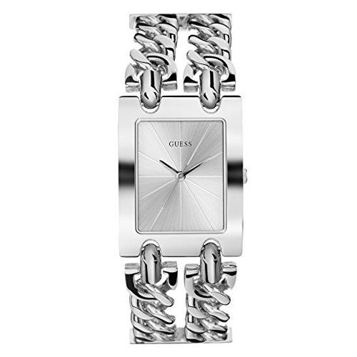 腕時計 ゲス GUESS U1117L1 GUESS Women&apos;s Silver-Tone Mul...