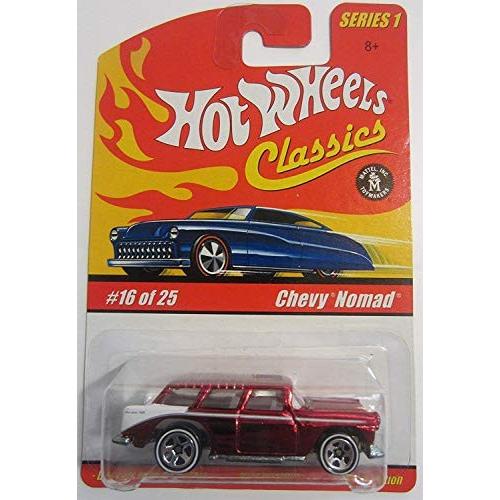 ホットウィール Hot Wheels クラシックス シリーズ1 シボレー・ノマド 16/25 レッド...