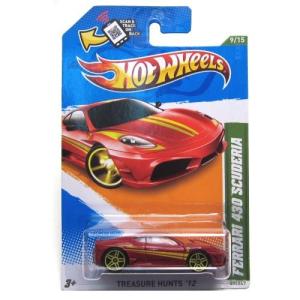 ホットウィール Hot Wheels フェラーリ430 スクーデリア トレジャーハント’12 9/15 59/247 Ferrari ビーク｜maniacs-shop