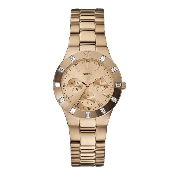 腕時計 ゲス GUESS W16017L1 GUESS Rose Gold-Tone Ladies ...