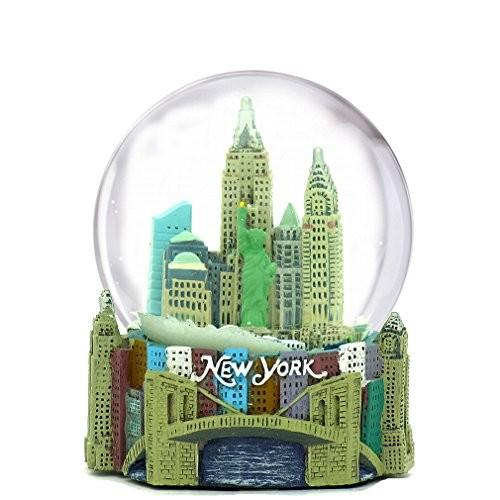 スノーグローブ 雪 置物 WG227 Mini New York City Snow Globe (...