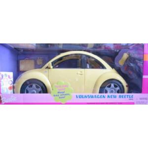 バービー バービー人形 Barbie Volkswagen Beetle Vehicle (Yellow) w/ Real Key Chain (2000)｜maniacs-shop