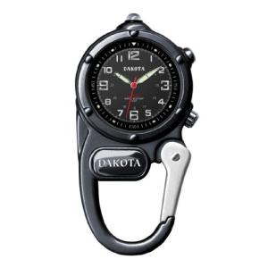 腕時計 ダコタ カラビナウォッチ 3810-6 Dakota Gunmetal Mini Clip Microlight Watch｜maniacs-shop